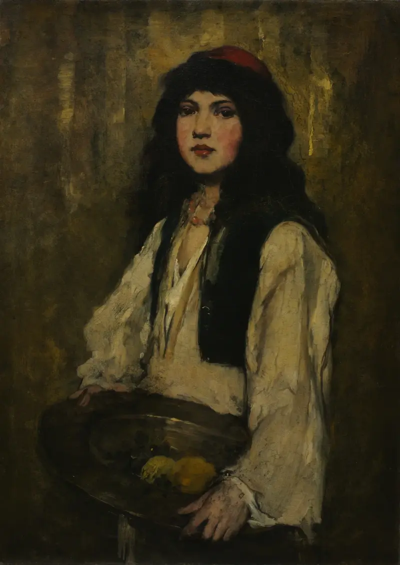 Den venetianska flickan av Frank Duveneck