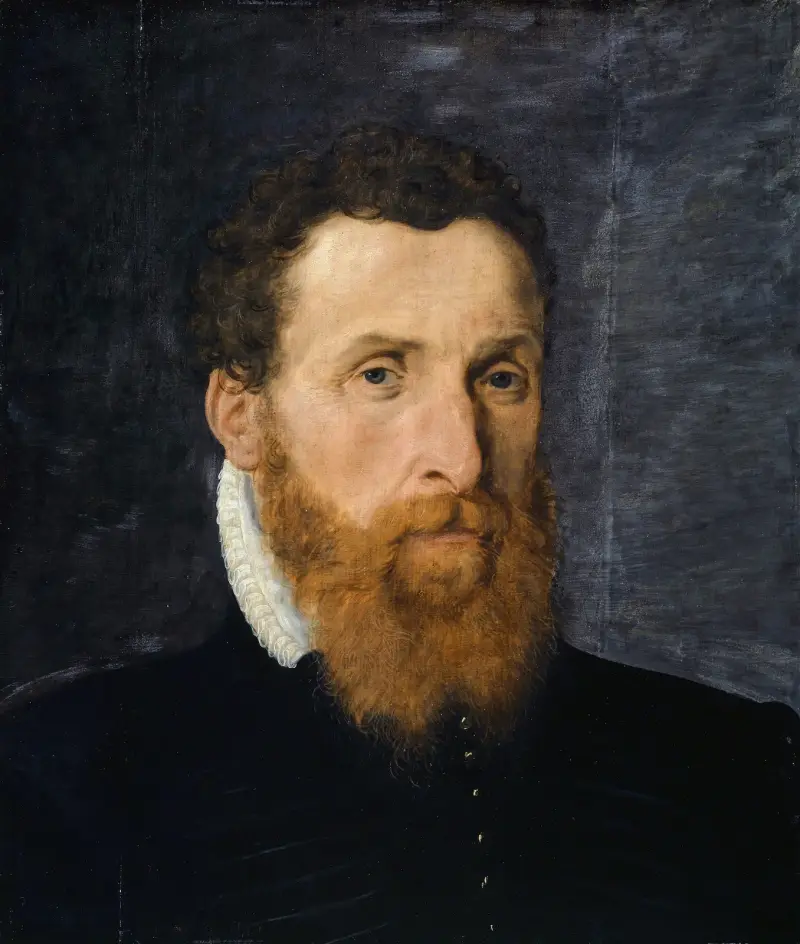 Porträtt av kurfursten av Brandenburgs läkare, Leonard Thurneysser zum Thurn från Basel av Frans Floris