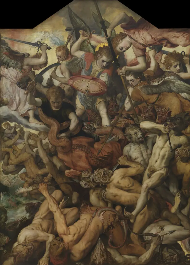 De upproriska änglarnas fall av Frans Floris