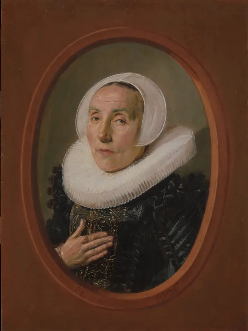 Anna van der Aar (born 1576, died after 1626) av Frans Hals