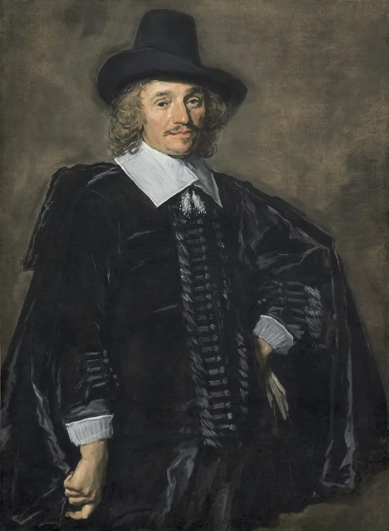 Porträtt av en herre av Frans Hals