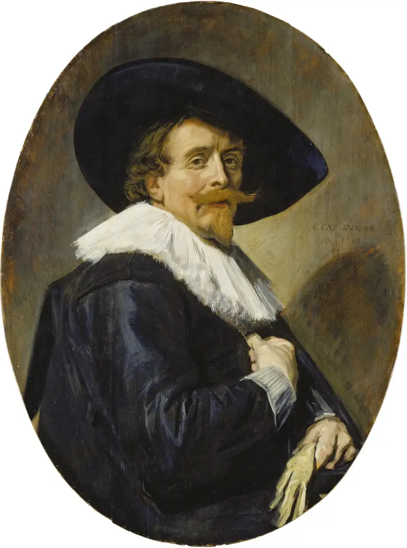Porträtt av en man, 1638 av Frans Hals