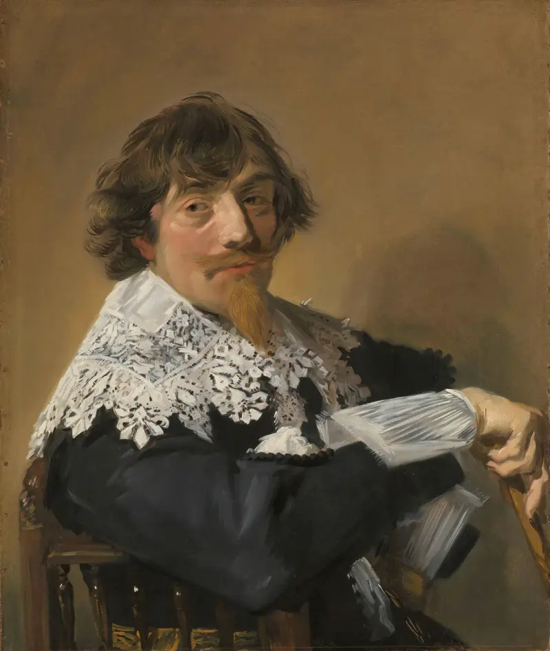Porträtt av en man, 1635 av Frans Hals