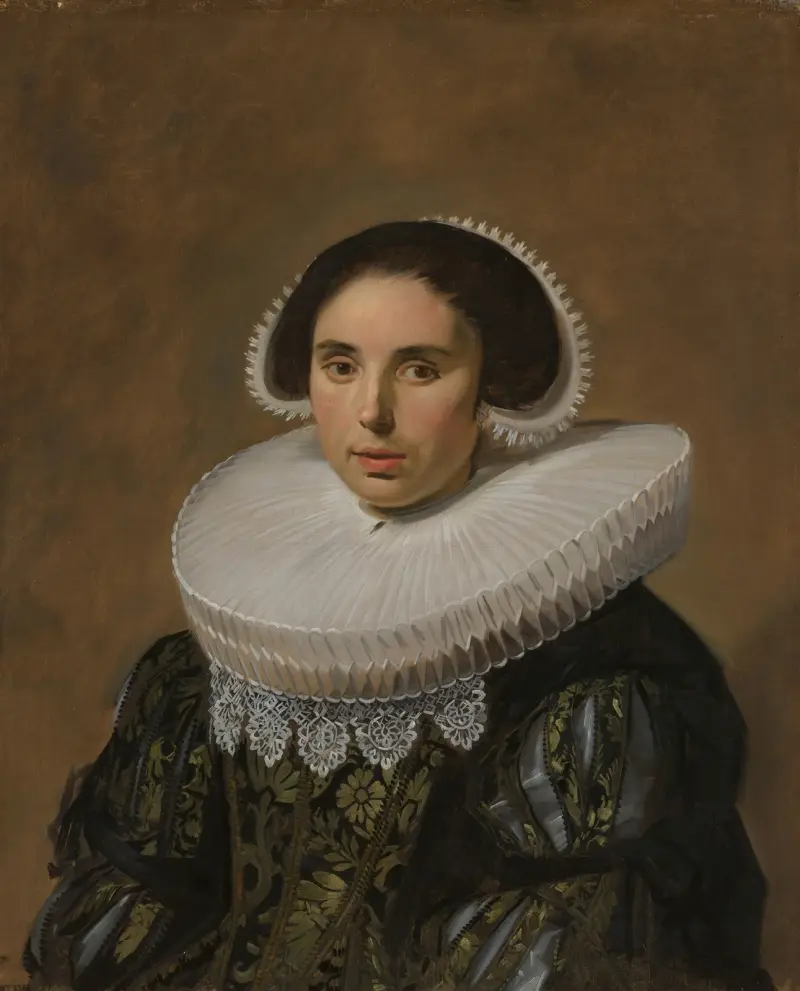 Porträtt av en kvinna, 1635 av Frans Hals