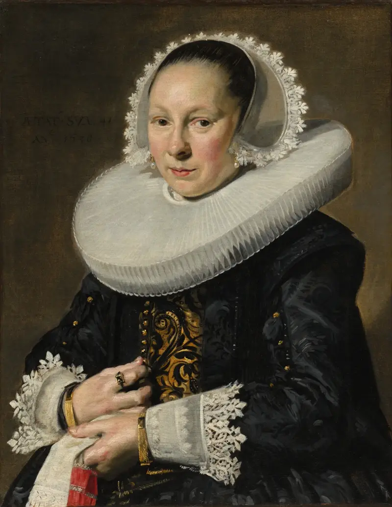 Porträtt av en kvinna, troligen Aeltje Dircksdr. Pater av Frans Hals