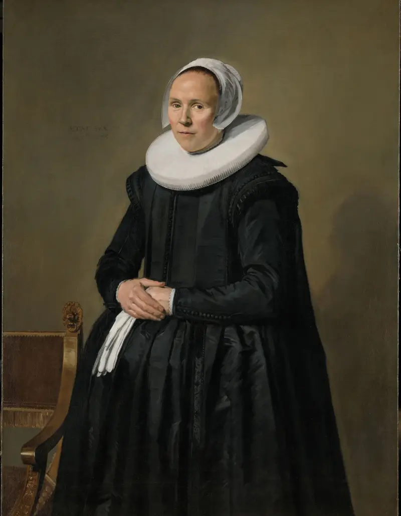 Porträtt av Feyntje van Steenkiste av Frans Hals