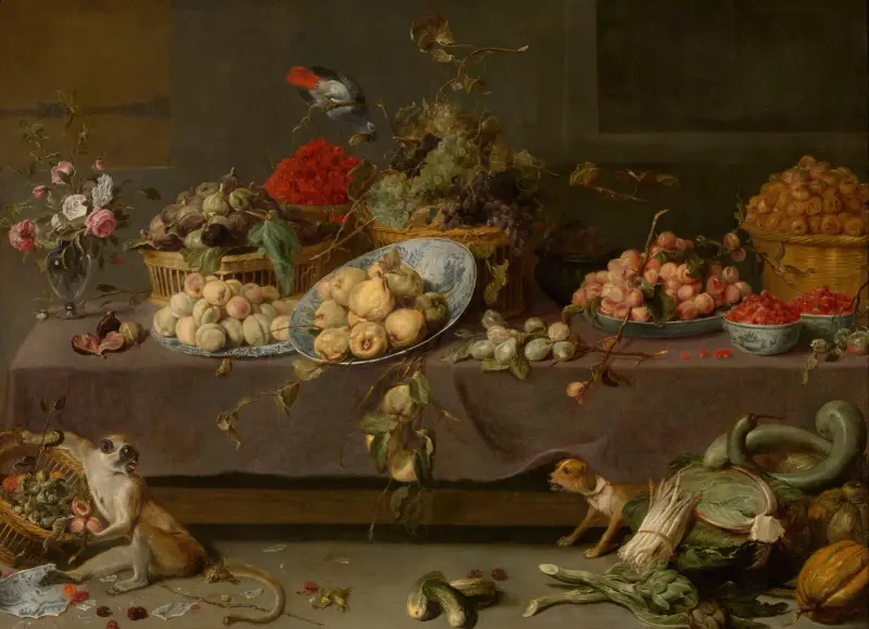 Květiny a ovoce, Frans Snyders