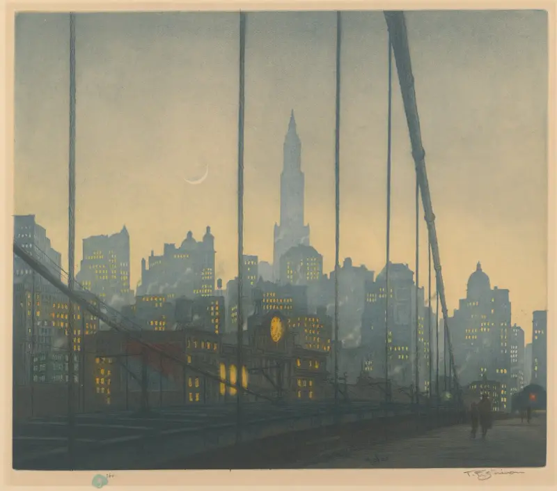 New York – Brooklyn Bridge von Tavík František Šimon