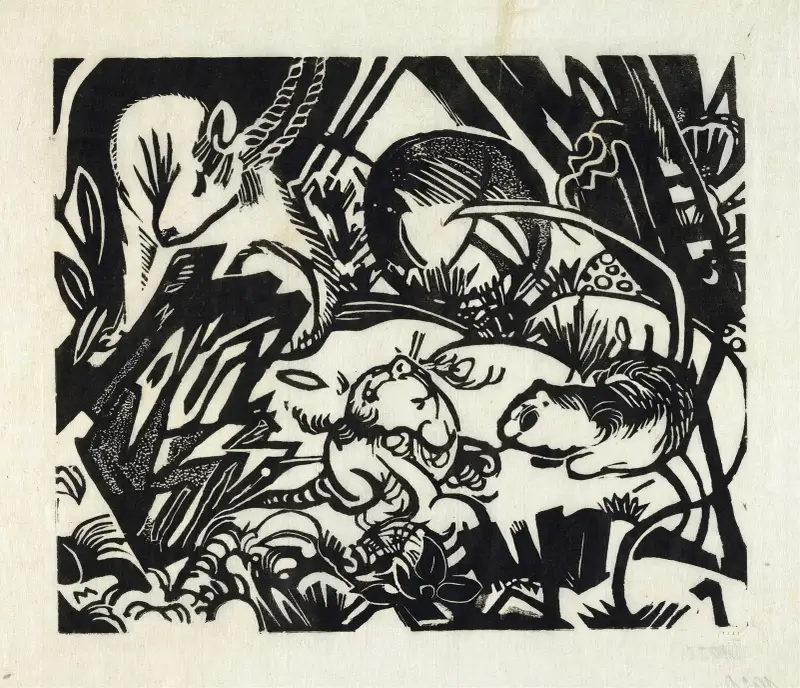 Zvířecí legenda, Franz Marc