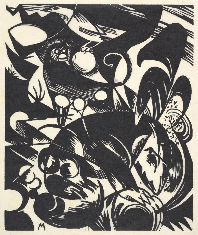 Stworzenie I, Franz Marc