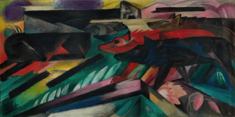 Vlci (Balkánská válka), Franz Marc