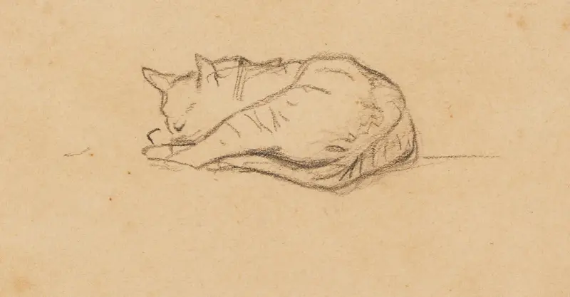 Studie malé kočky, Franz Marc