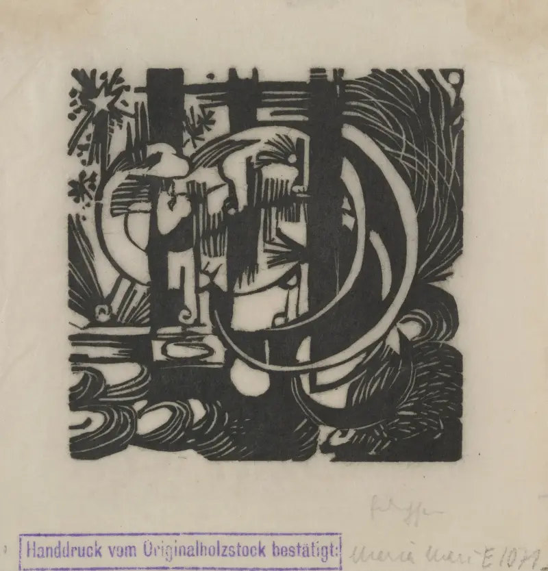Ještěrky, 1912 – Nr. 2, Franz Marc