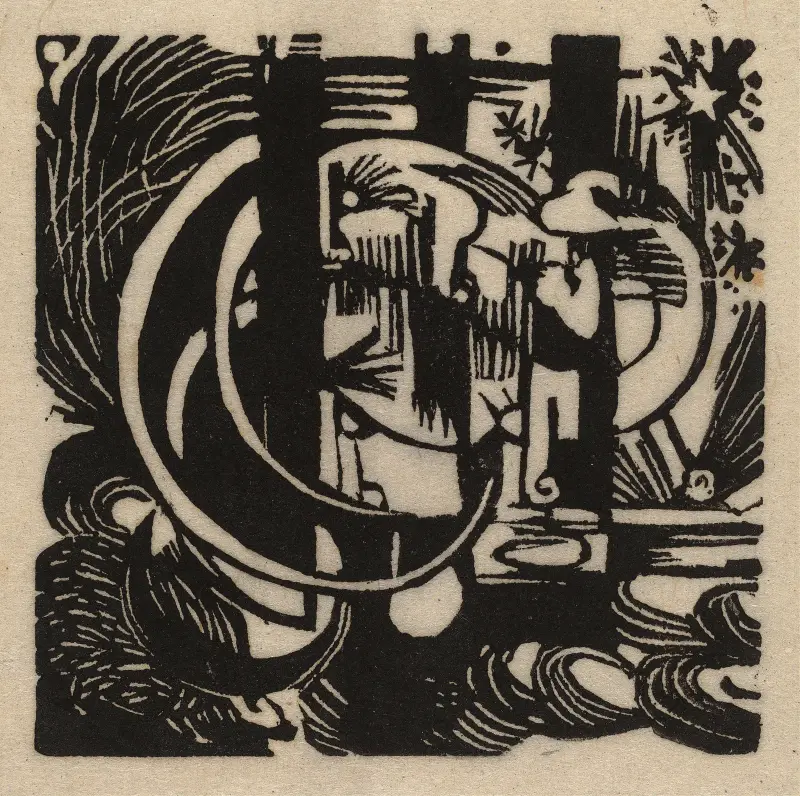 Echsen, 1912 – Nr. 1 von Franz Marc
