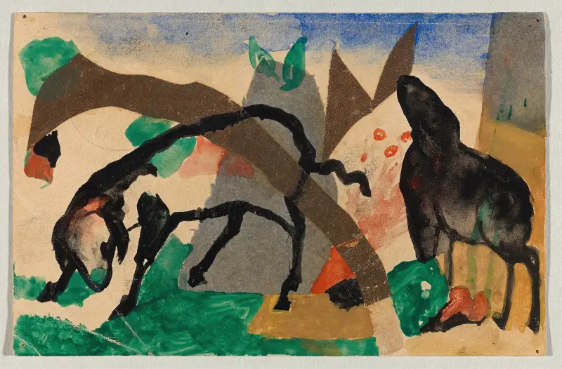 Dwie owce, Franz Marc