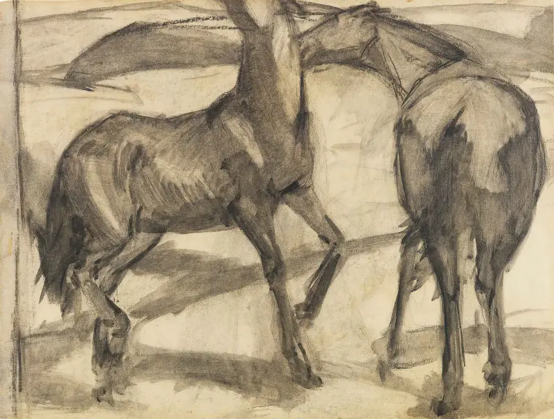 Dva koně, Franz Marc