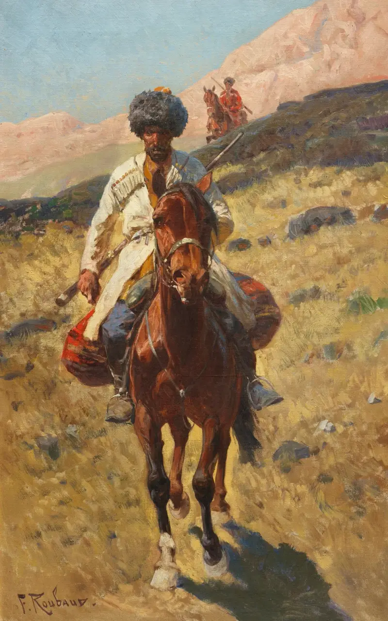 Kavkazští jezdci, Franz Roubaud