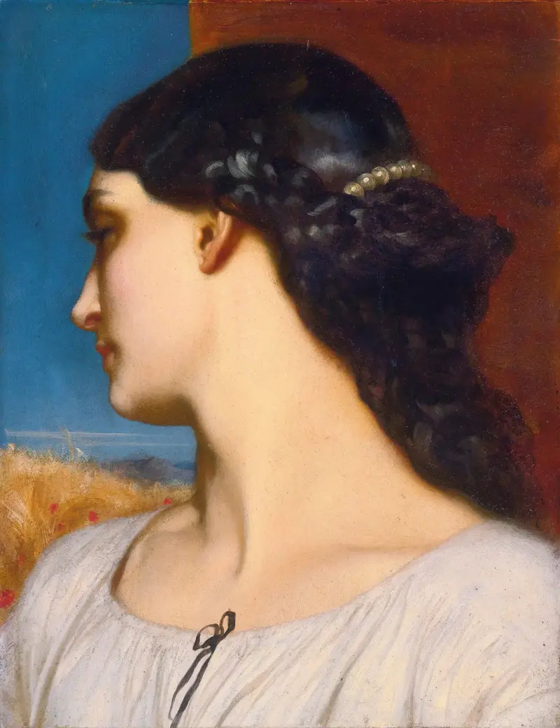 La Nanna (Sonnige Stunden) von Frederic Leighton