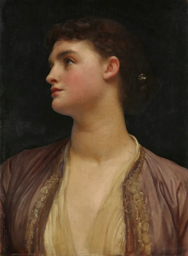 Lucia (possibly late 1870s) av Frederic Leighton