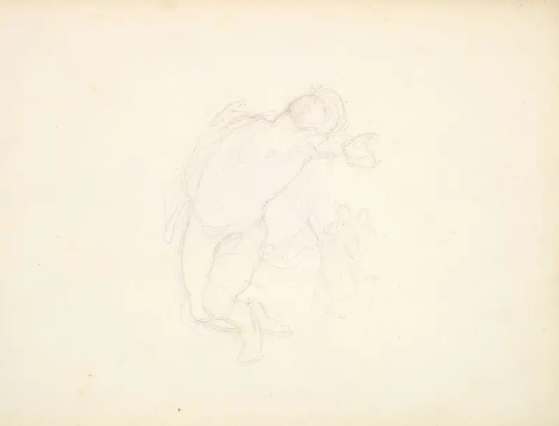 Studie einer männlichen Figur von Frederic Leighton
