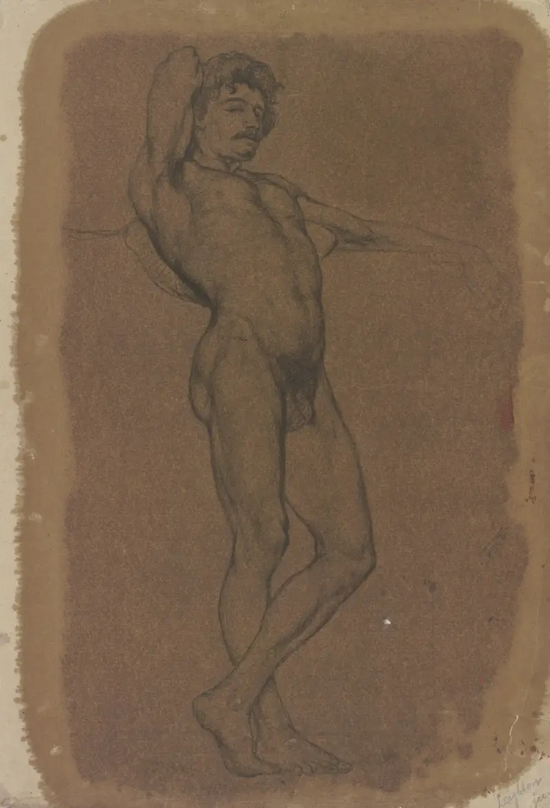 Male nude av Frederic Leighton