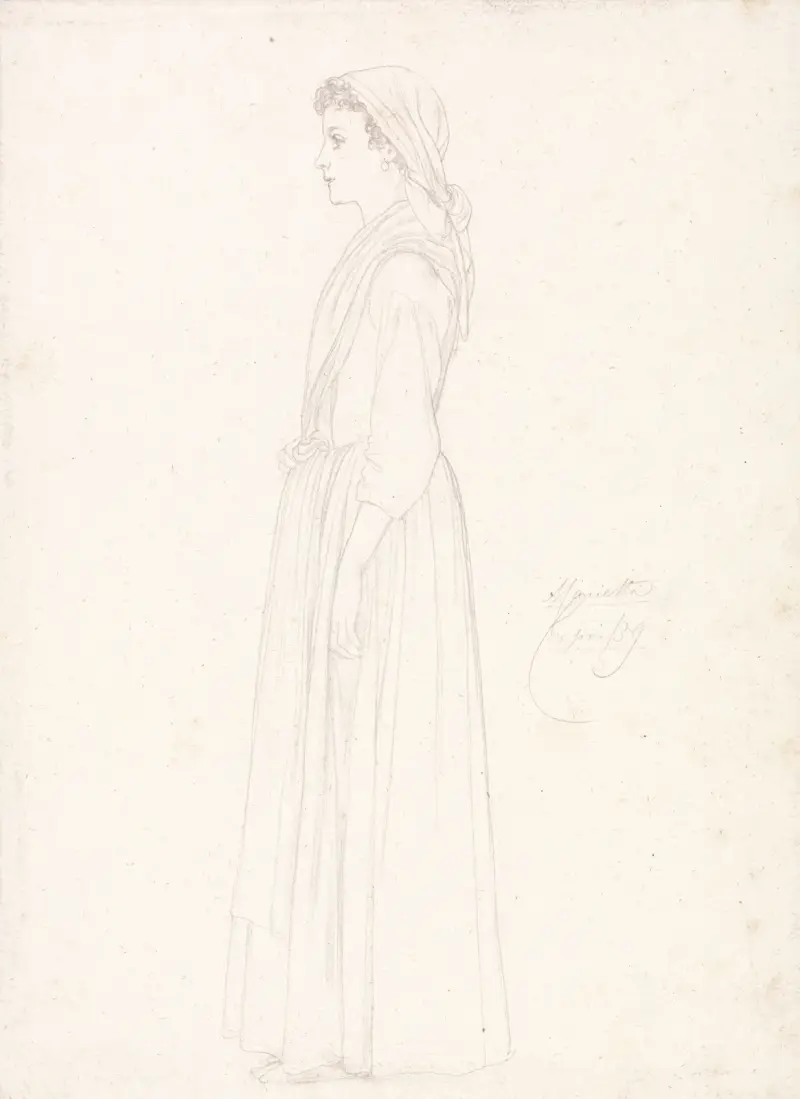 Marietta, Capri av Frederic Leighton