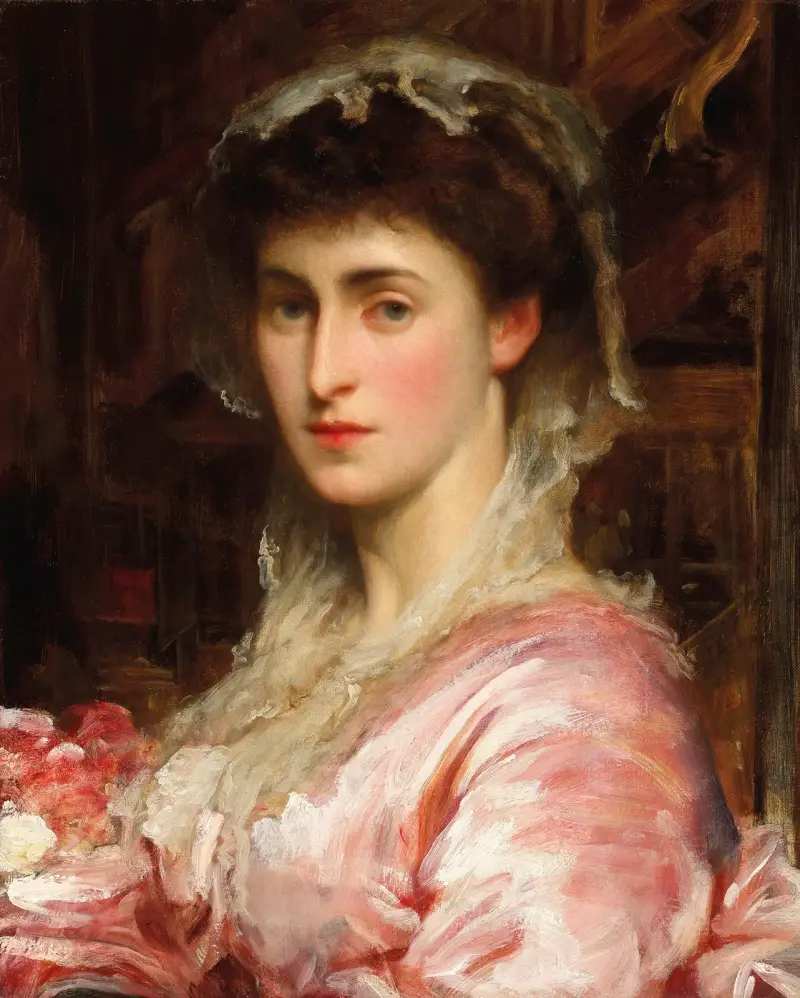 Portret May Sartoris, pani Henry Evans Gordon, Frederic Leighton