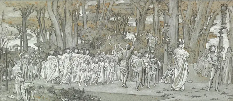 Studie für die Daphnephoria von Frederic Leighton