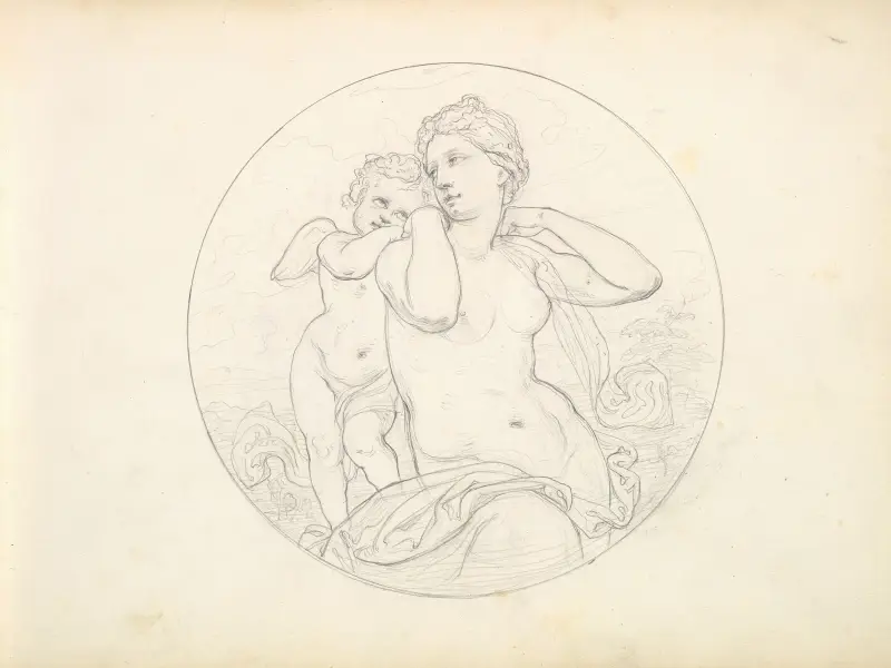 Venus and Cupid av Frederic Leighton