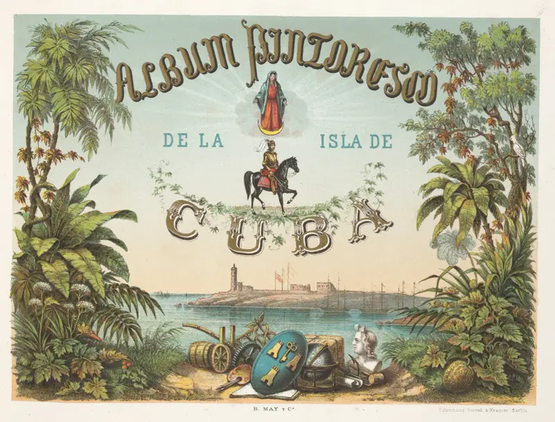 Titulní list alba Album pintoresco de la isla de Cuba, Pierre Toussaint Frédéric Mialhe