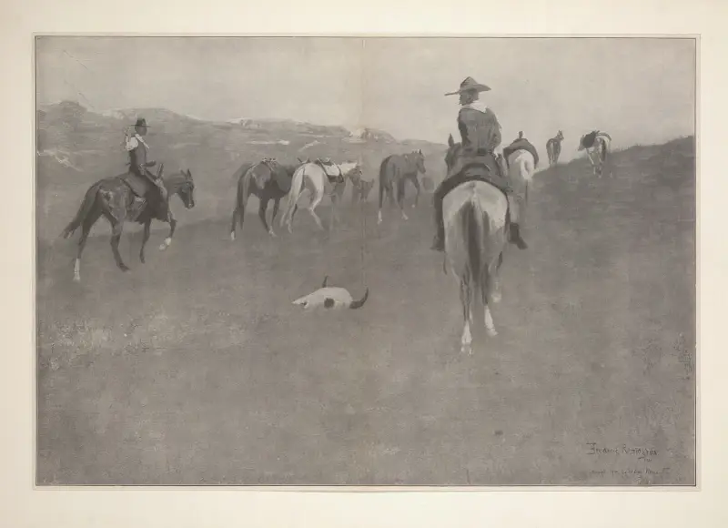 A Sure Sign av Frederic Remington