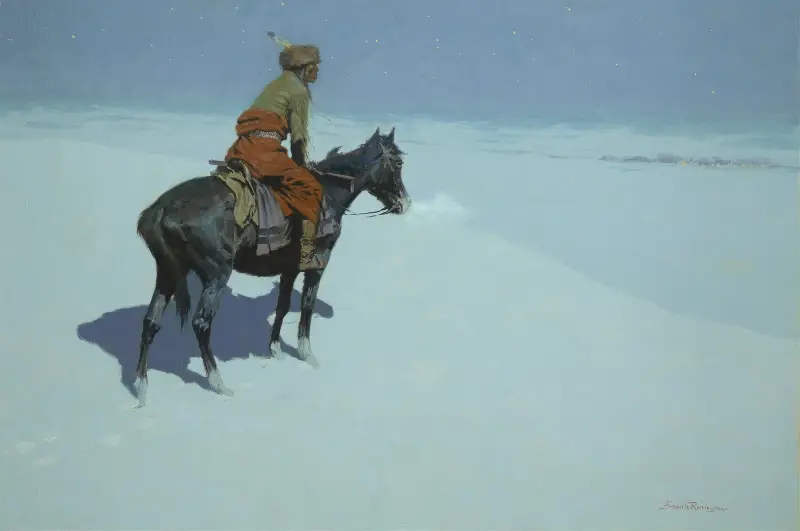 Freunde oder Feinde? (Der Späher) von Frederic Remington