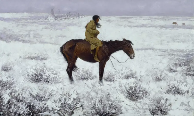 The Herd Boy av Frederic Remington