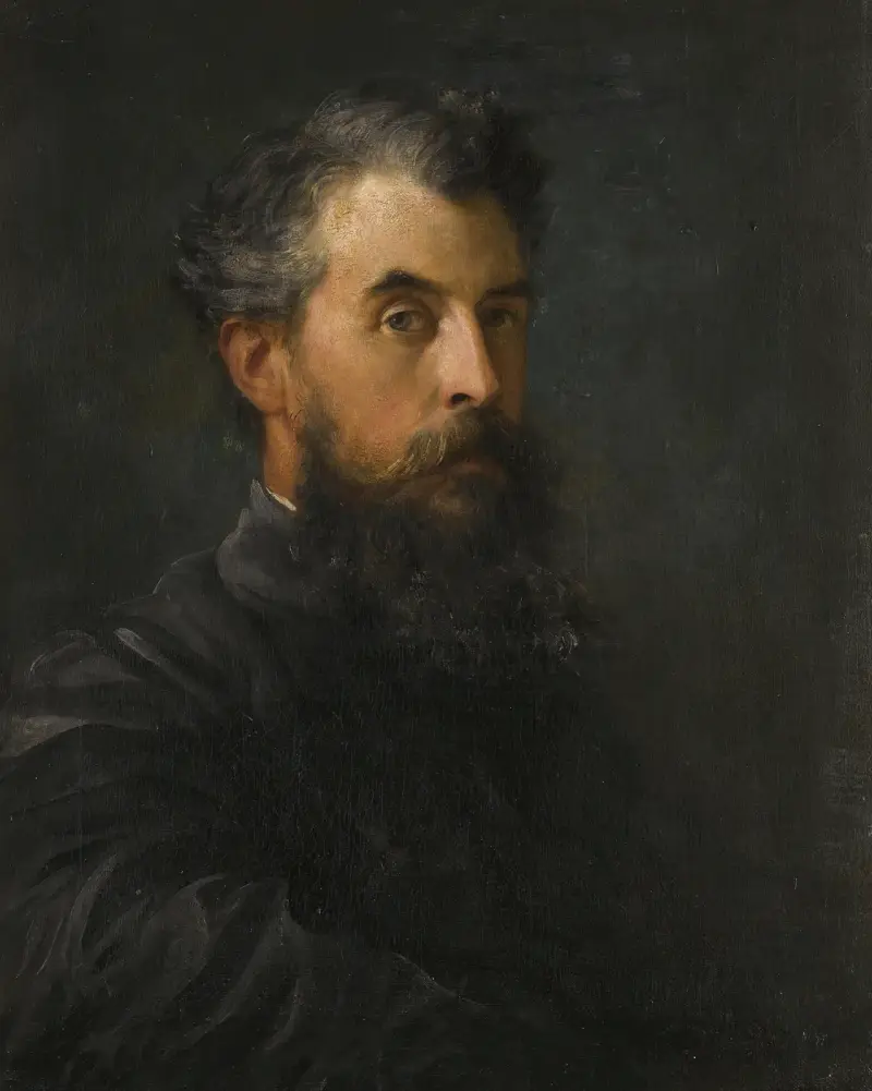 Porträtt av en gentleman, möjligen Wilfred Scawen Blunt av George Frederic Watts