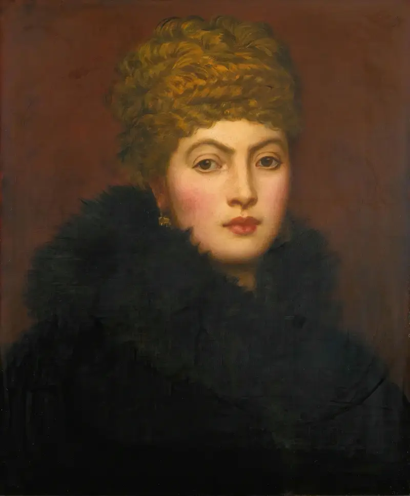 Porträtt av Mrs Fitzmaurice av George Frederic Watts
