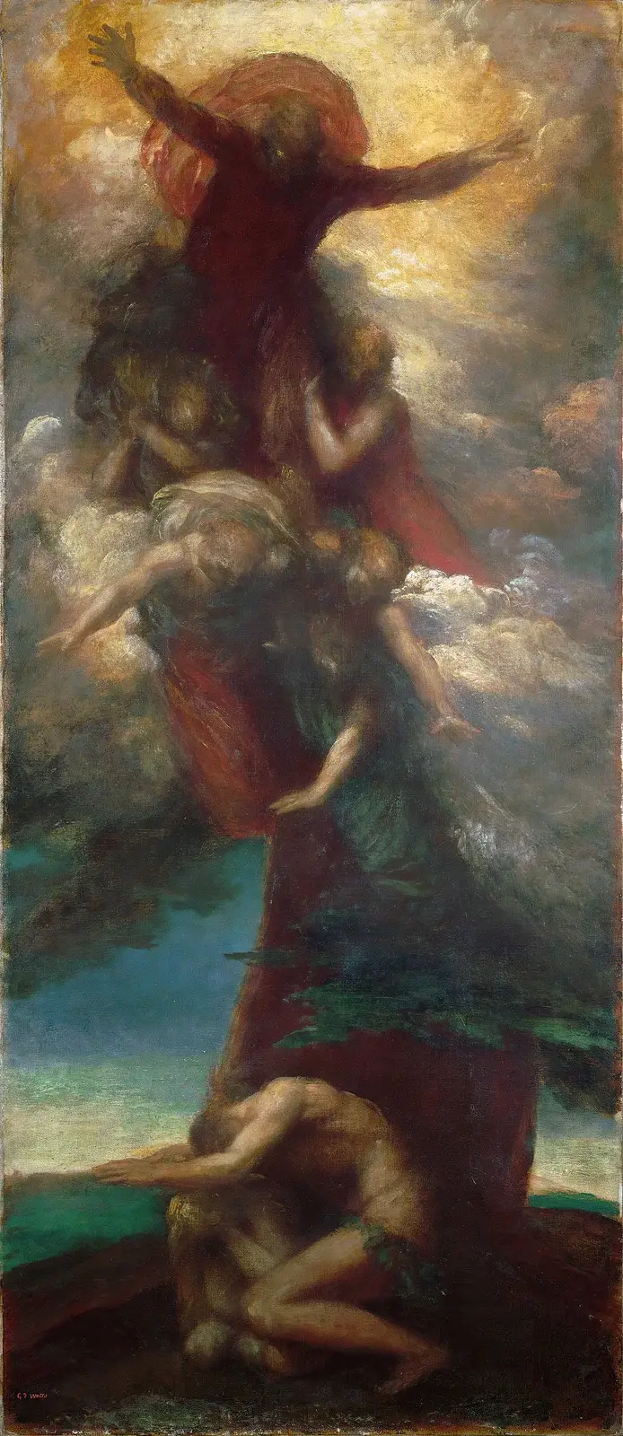 Die Anklage von Adam und Eva von George Frederic Watts