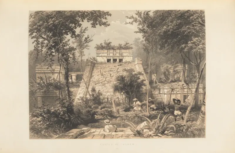 Burg von Tulum von Frederick Catherwood