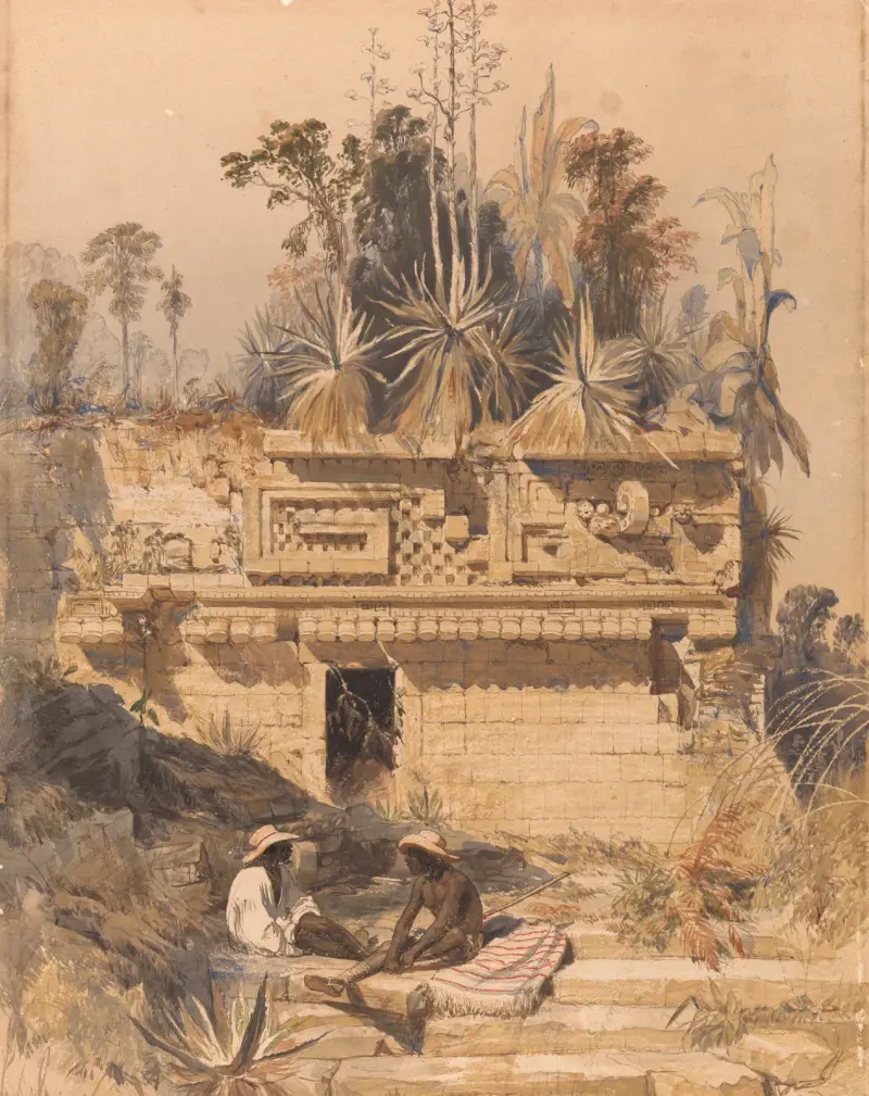 Ruinen bei Sabachtsche von Frederick Catherwood