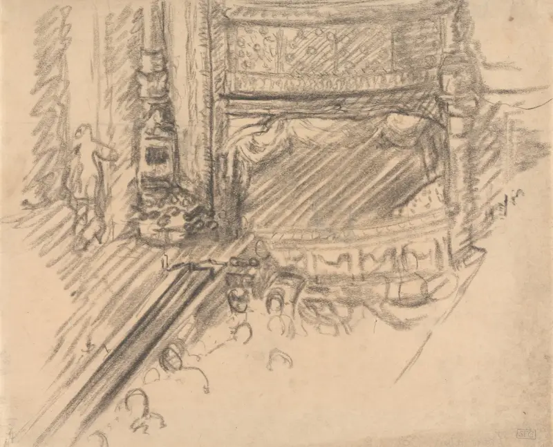 Studium do „On the Sands”, Spencer Frederick Gore