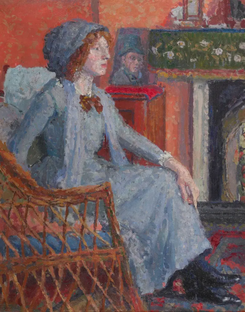 Die Frau des Künstlers, Mornington Crescent von Spencer Frederick Gore