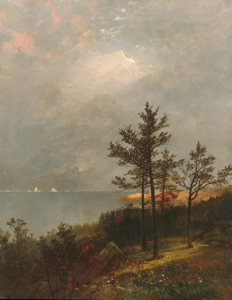 Annalkande oväder över Long Island Sound av John Frederick Kensett