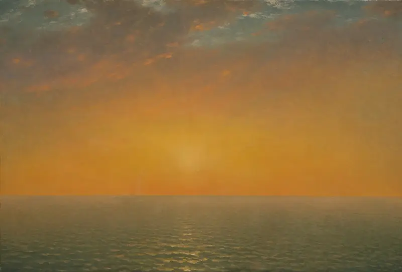 Sunset on the Sea av John Frederick Kensett