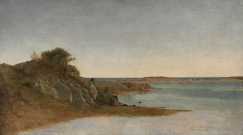 Widok w okolicach Newport, John Frederick Kensett