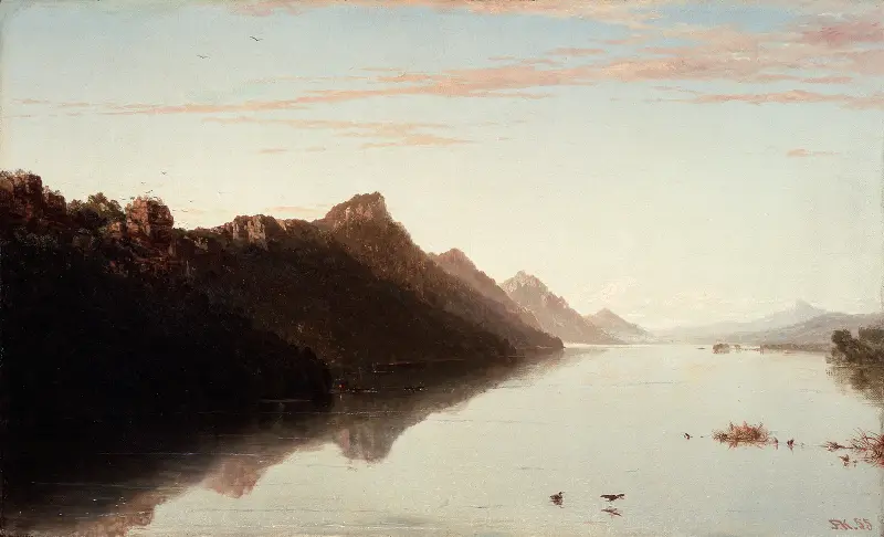 View on the Upper Mississippi av John Frederick Kensett