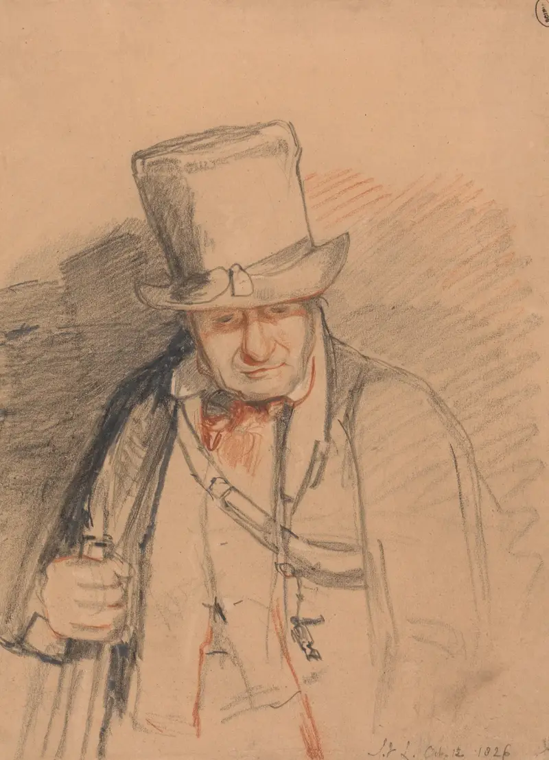 Ein Oberwächter, Windsor Castle von John Frederick Lewis