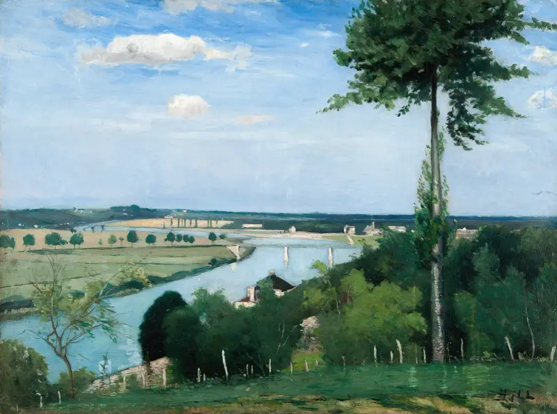 Französische Flusslandschaft, Bois-le-Roi von Carl Fredrik Hill