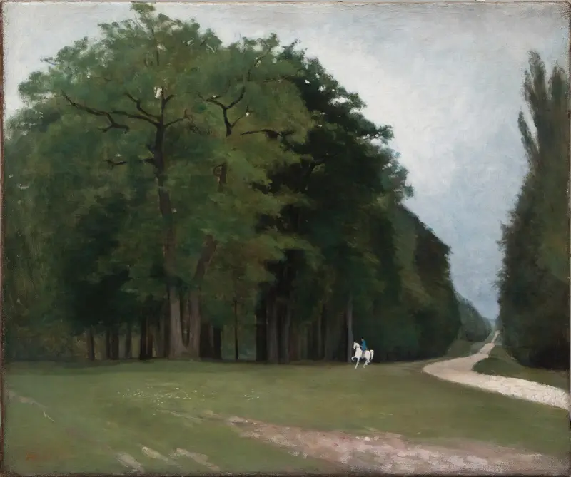 Route de Paris II av Carl Fredrik Hill