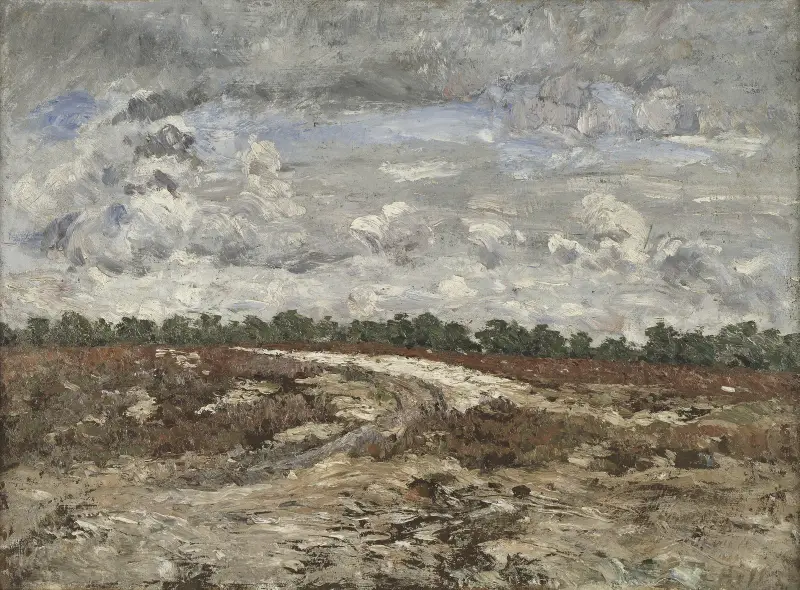 Vildmark i Fontainebleauskogen av Carl Fredrik Hill