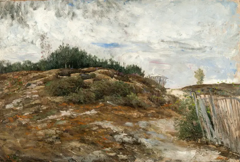 Bewaldeter Hügel, Fontainebleau von Carl Fredrik Hill