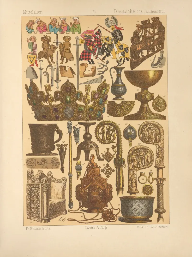 Deutsche, 1884 – nr 3 av Friedrich Hottenroth